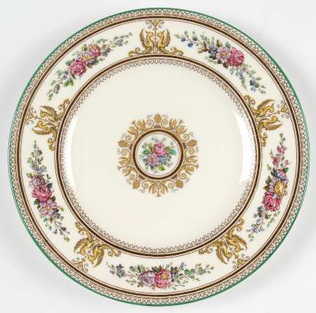 Columbia Ivory Body (Yellow Griffons) Dessert/Pie Plate