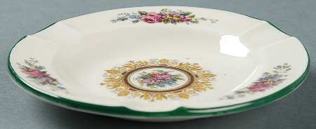 Columbia Ivory Body (Yellow Griffons) Small Ashtray