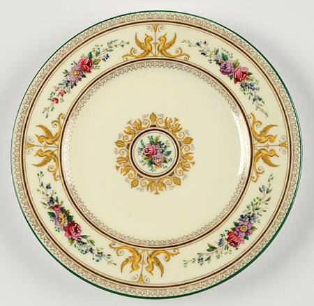 Columbia Ivory Body (Yellow Griffons) Bread & Butter Plate