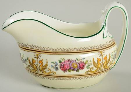 Columbia Ivory Body (Yellow Griffons) Creamer