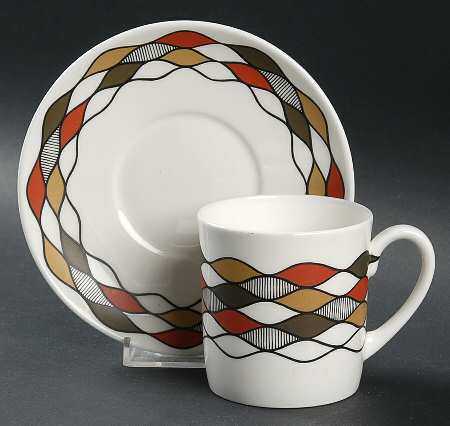 Columbine Flat Cup & Saucer Set