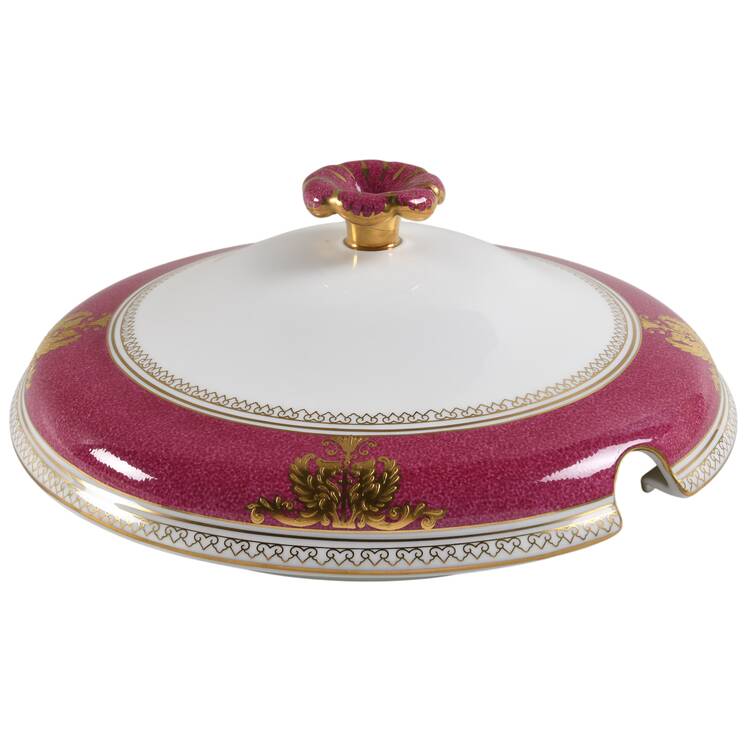 Columbia Powder Ruby (Rim and Center) Lid for Tureen