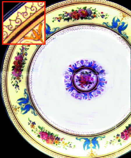 Columbia Ivory (Blue Griffons Rim) by Wedgwood