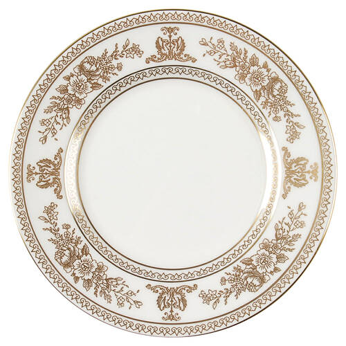 Columbia Gold (Gold Flowers, White Body) Bread & Butter Plate