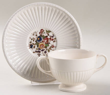Conway Footed Bouillon Cup & Saucer