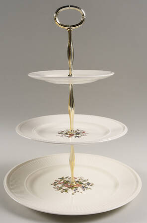 Conway 13 7/8"-14 1/4" 3-Tiered Serving Tray(DP,SP,BB) HC