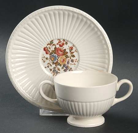 Conway Footed Bouillon Cup & Saucer