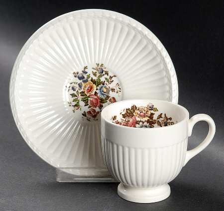 Conway Footed Demitasse Cup & Saucer Set