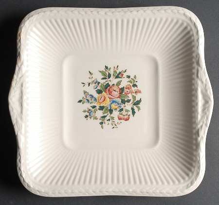 Conway Square Handled Cake Plate