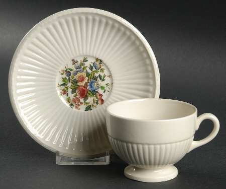 Conway Footed Cup & Saucer Set