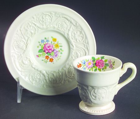 Coniston Footed Demitasse Cup & Saucer Set