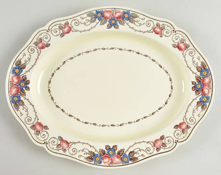 Consall 13" Oval Serving Platter by Wedgwood