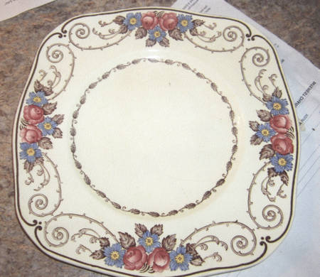 Consall Square Salad Plate