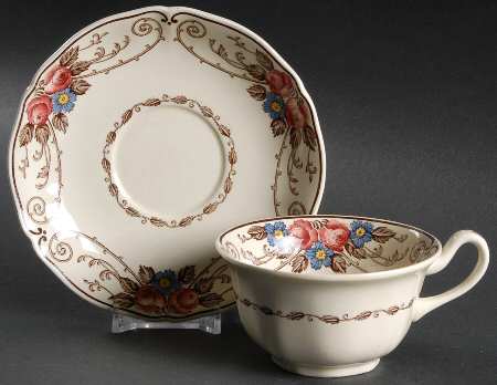 Consall Footed Cup & Saucer Set