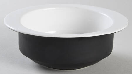 Contrast Flat Cream Soup Bowl