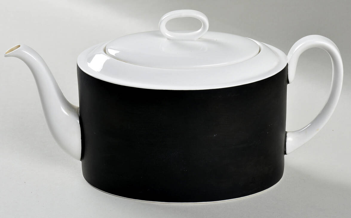 Contrast Teapot & Lid