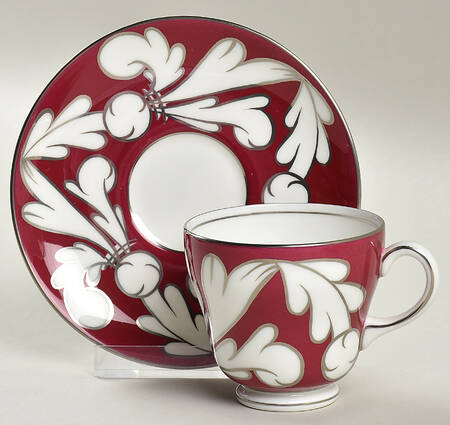 Coronation Footed Demitasse Cup & Saucer Set