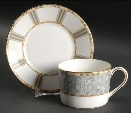 Corinth Flat Cup & Saucer Set