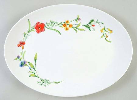 Cornflower 14" Oval Serving Platter