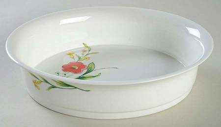 Cornflower 9" Oval Vegetable Bowl