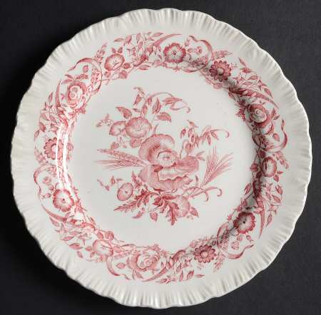 Cornflower Crimson Dessert/Pie Plate