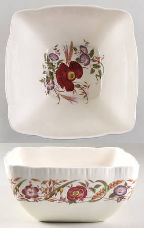 Cornflower 9" Square Bowl