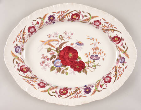 Cornflower 14" Oval Serving Platter