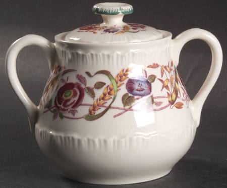Cornflower Sugar Bowl & Lid