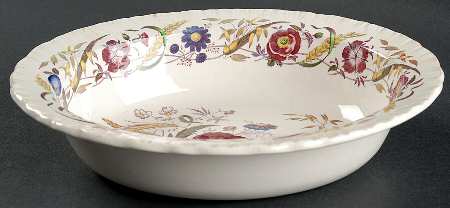 Cornflower 9" Oval Vegetable Bowl