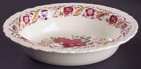 Cornflower 10" Oval Vegetable Bowl