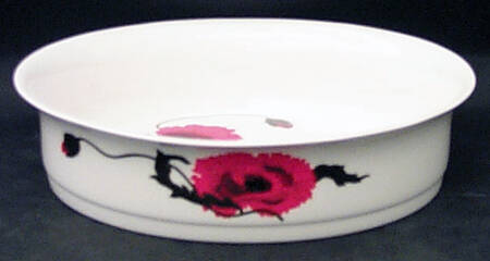 Cornpoppy (Susie Cooper) Round Vegetable No Lid