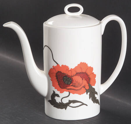 Cornpoppy (Susie Cooper) Small Coffee Pot & Lid