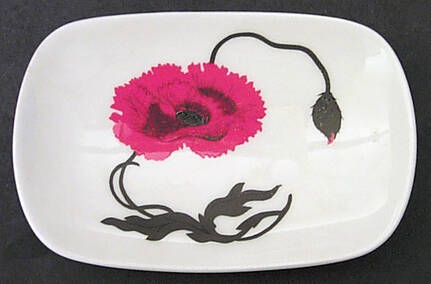 Cornpoppy (Susie Cooper) Soap Dish