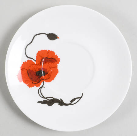 Cornpoppy (Susie Cooper) Underplate for Gravy Boat
