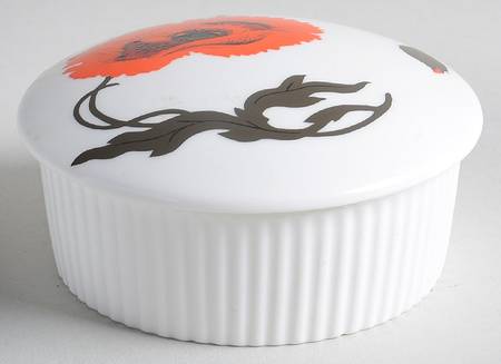 Cornpoppy (Susie Cooper) Round Box & Lid