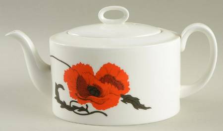 Cornpoppy (Susie Cooper) Mini Teapot & Lid