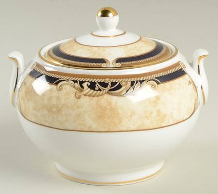 Cornucopia 146 Shape Sugar Bowl & Lid
