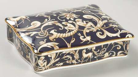 Cornucopia Double Deck Playing Card Box & Lid
