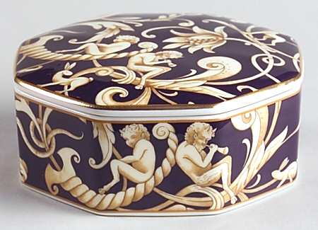 Cornucopia Octagonal Box & Lid by Wedgwood