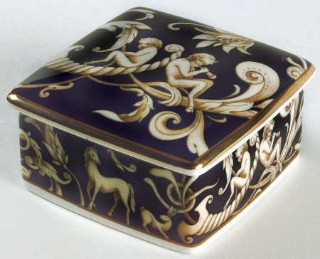 Cornucopia Square Box with Lid