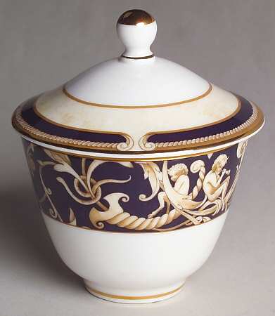 Cornucopia Asian Flat Cup with Lid