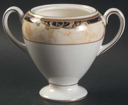 Cornucopia Globe Shape Sugar Bowl No Lid by Wedgwood