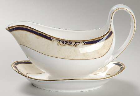 Cornucopia Gravy Boat & Underplate