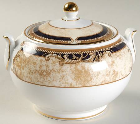 Cornucopia 146 Shape Sugar Bowl & Lid