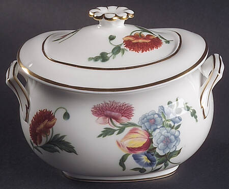 Colonial Sprays Sugar Bowl & Lid