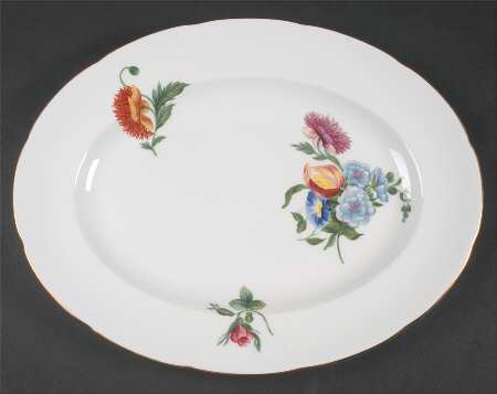 Colonial Sprays 14" Oval Serving Platter