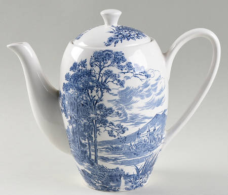 Countryside Blue Coffee Pot & Lid by Wedgwood