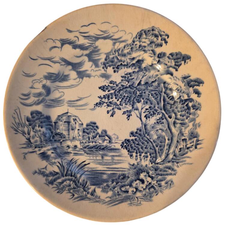 Countryside Blue Saucer for Demitasse Cup