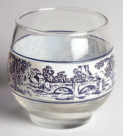 Countryside Blue 8 Oz Glassware Old Fashioned by Wedgwood
