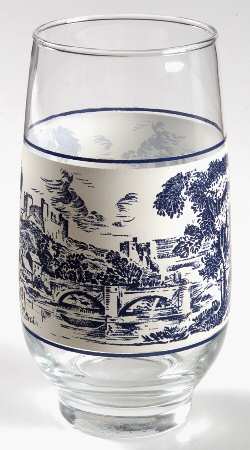 Countryside Blue 16 Oz Glassware Tumbler by Wedgwood